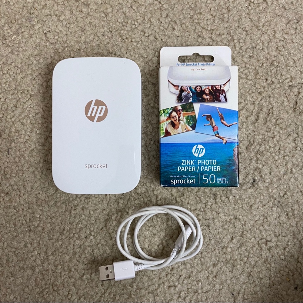HP Sprocket- portable phone printer